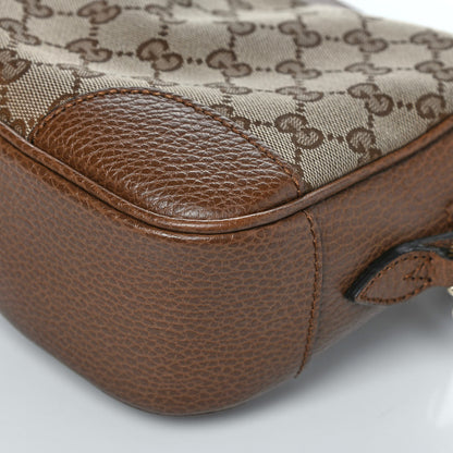 Gucci Monogram Mini Bree Messenger Bag Beige Tabacco 11 of 12