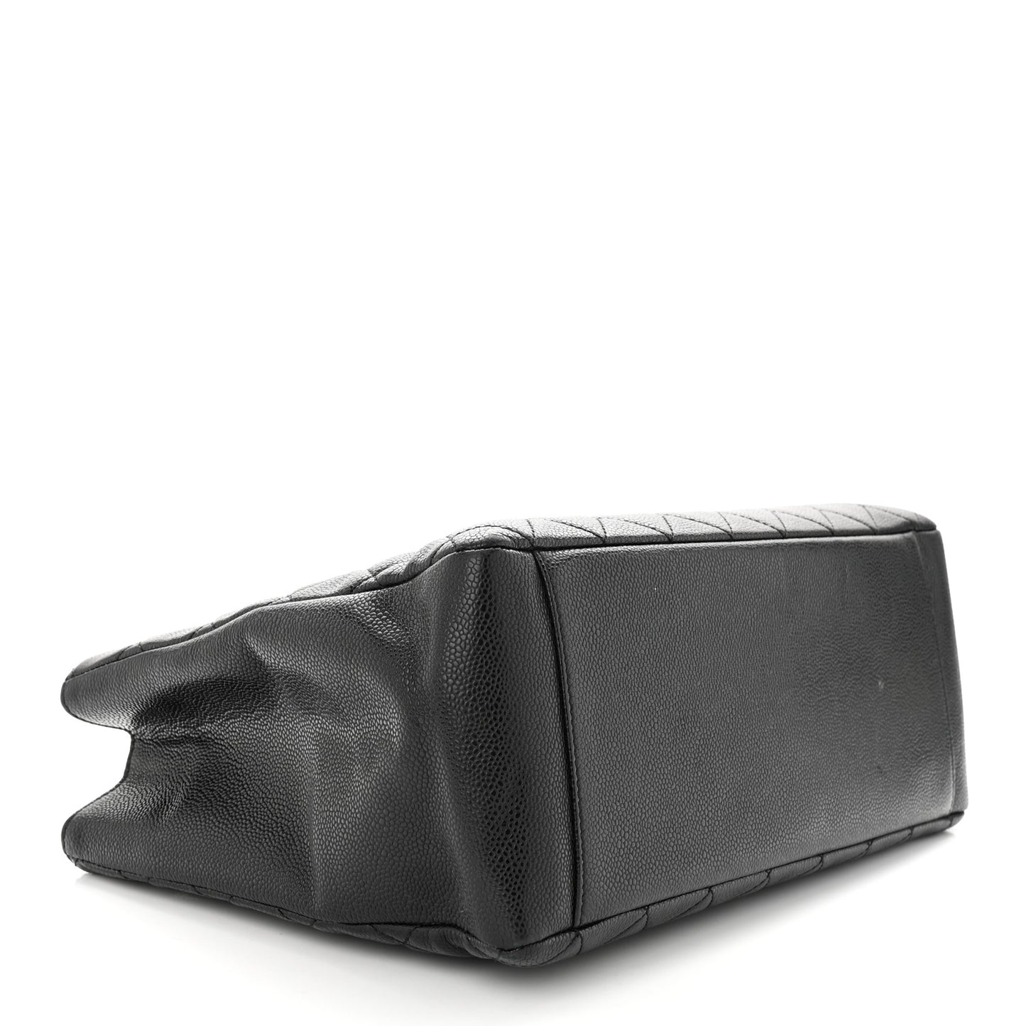 Caviar Quilted Grand Shopping Tote GST Black
