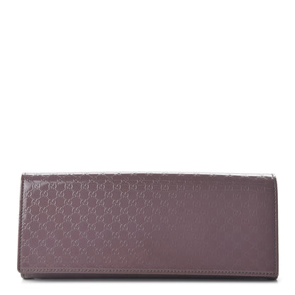 Gucci Patent Microguccissima Small Broadway Clutch Argyle Lavender 1 of 11