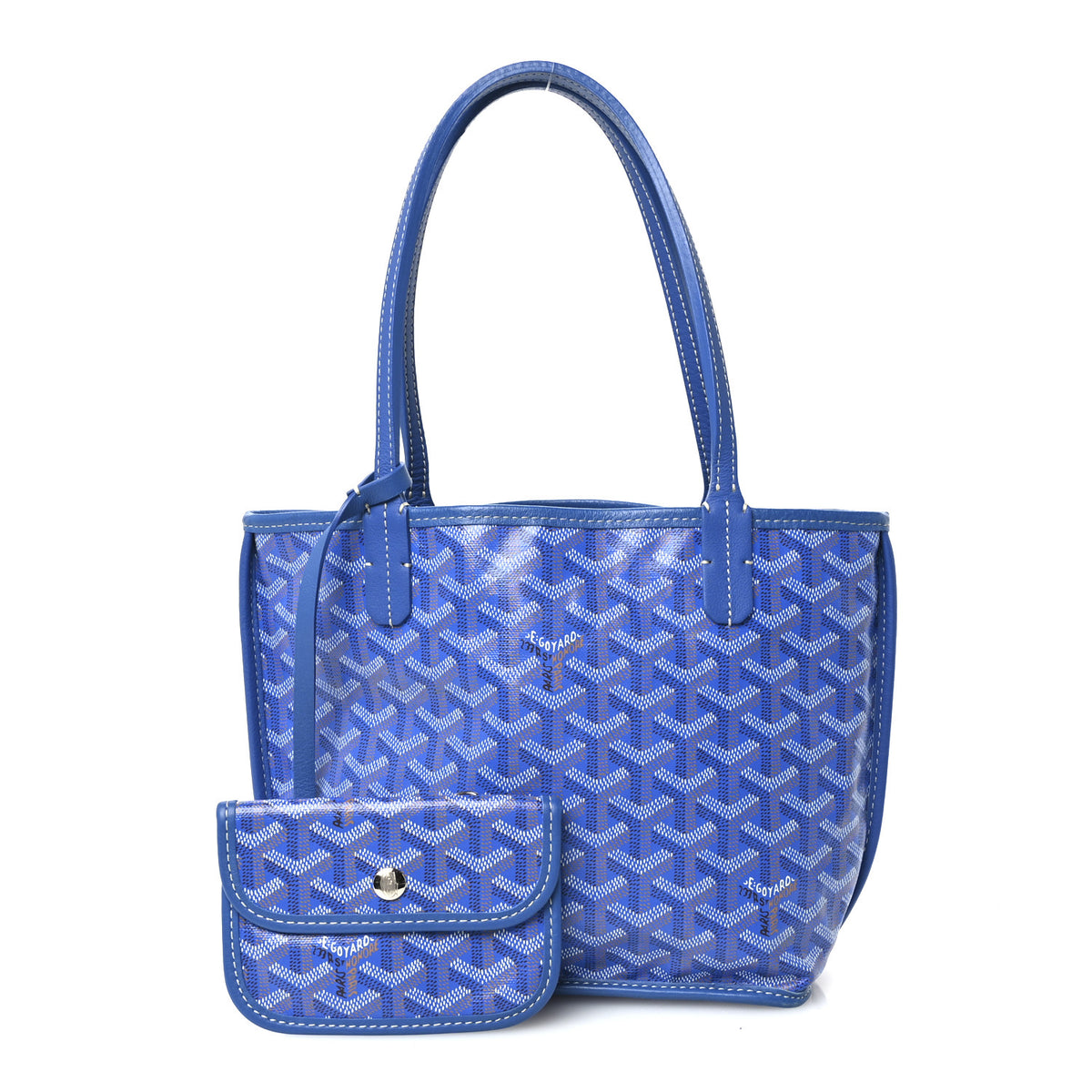 Goyard Goyardine Reversible Mini Anjou Sky Blue 3 of 18