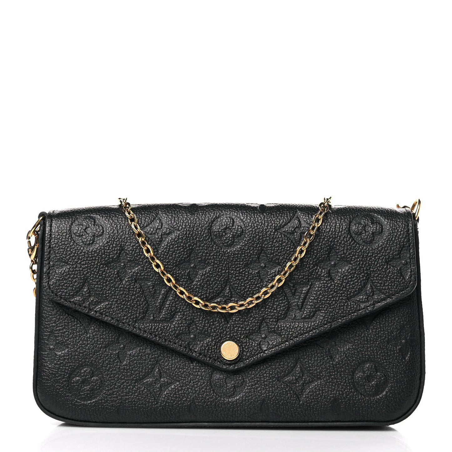 Empreinte Pochette Felicie Chain Wallet Black