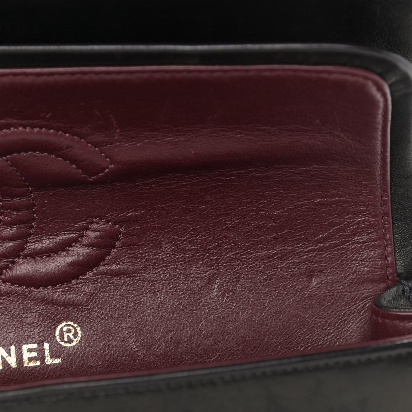 Lambskin Quilted Small Double Flap Black