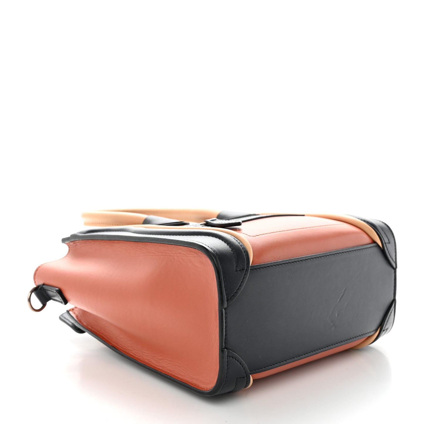 Smooth Calfskin Nano Tri-Color Luggage Brick