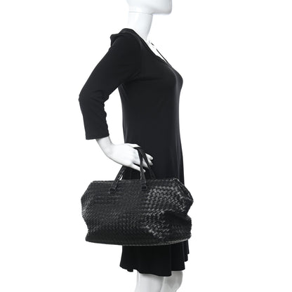Bottega Veneta Nappa Intrecciato Ayers Brick Tote Black 2 of 11