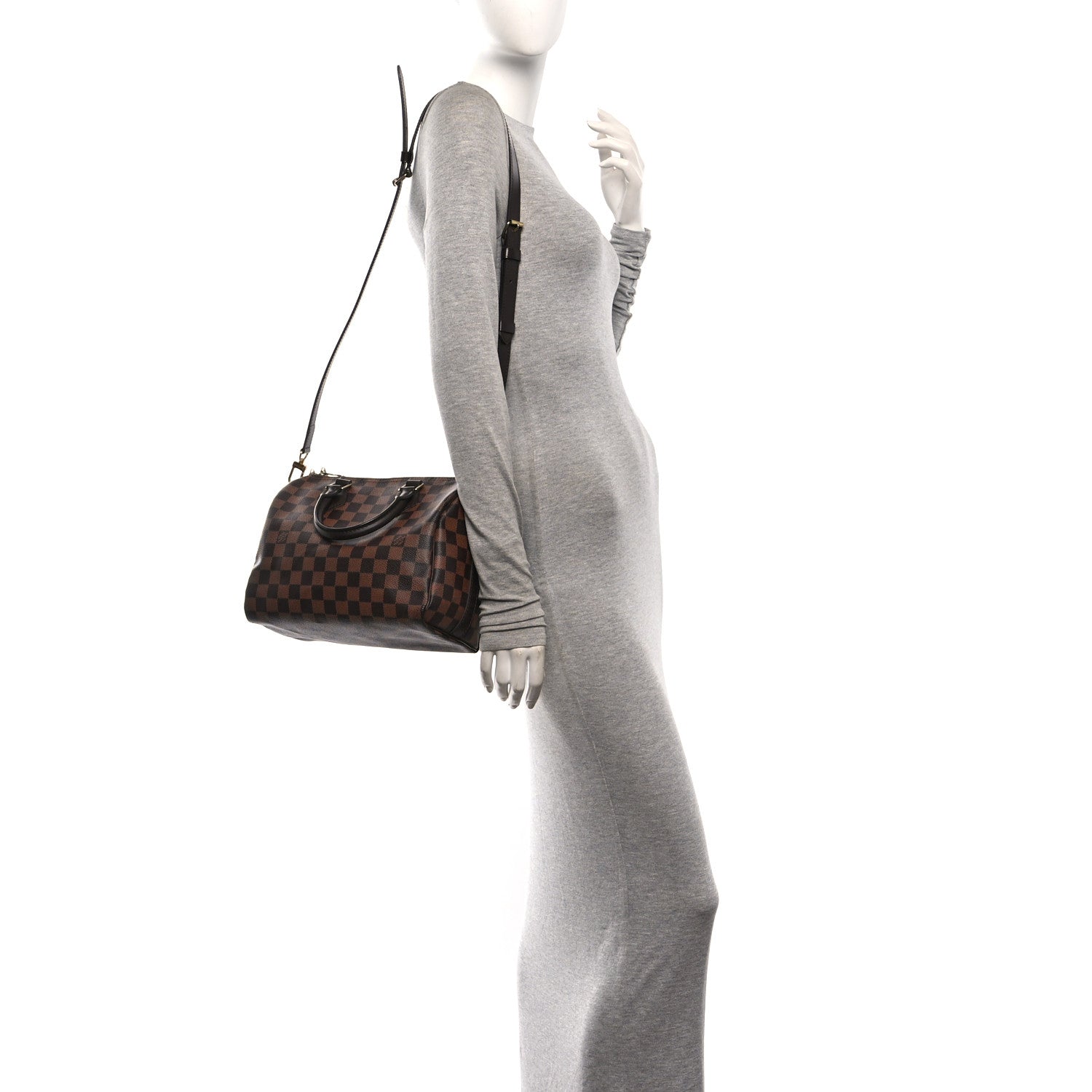 Louis Vuitton Damier Ebene Speedy Bandouliere 25 2 of 10