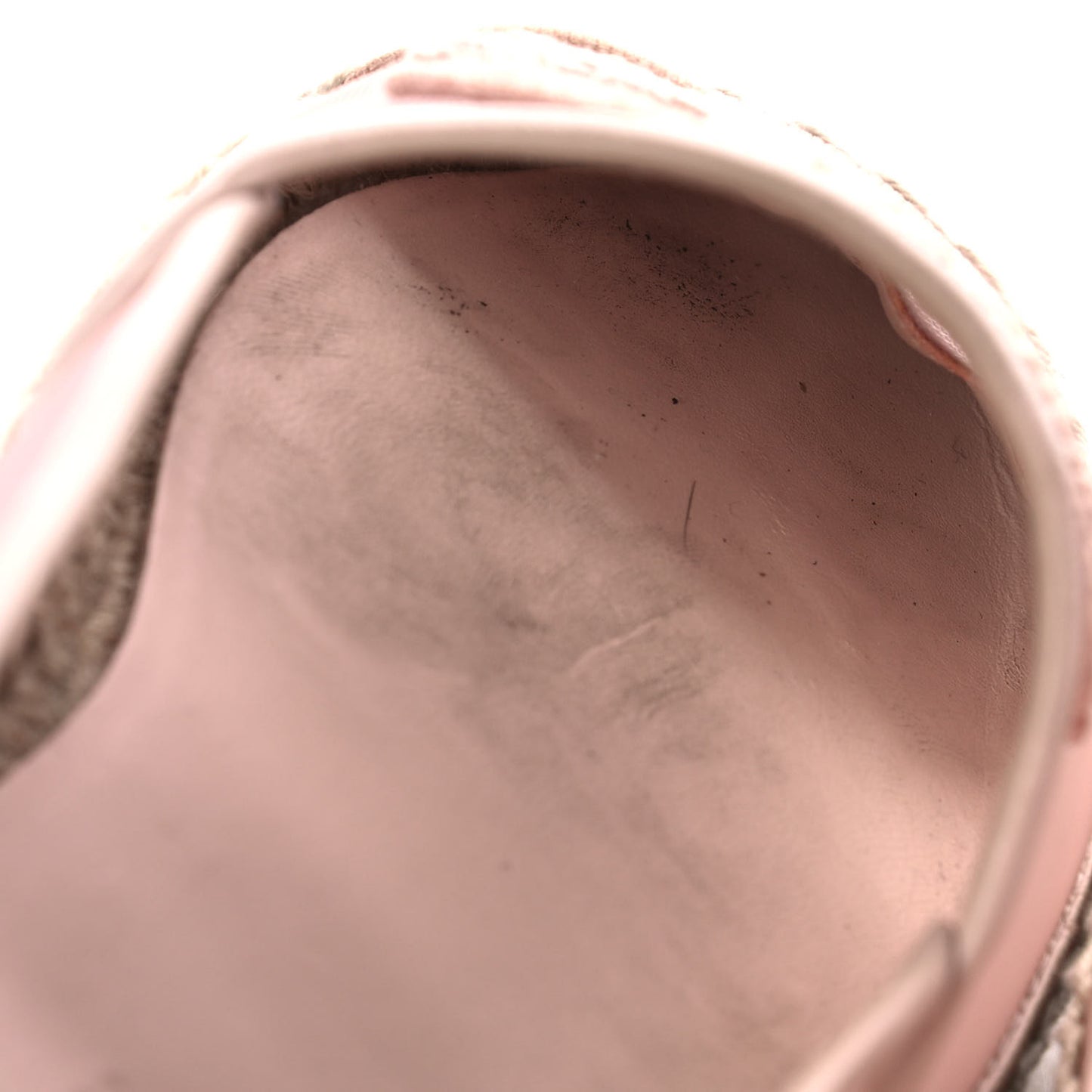 Mesh Grosgrain CC Espadrilles 37 Pink