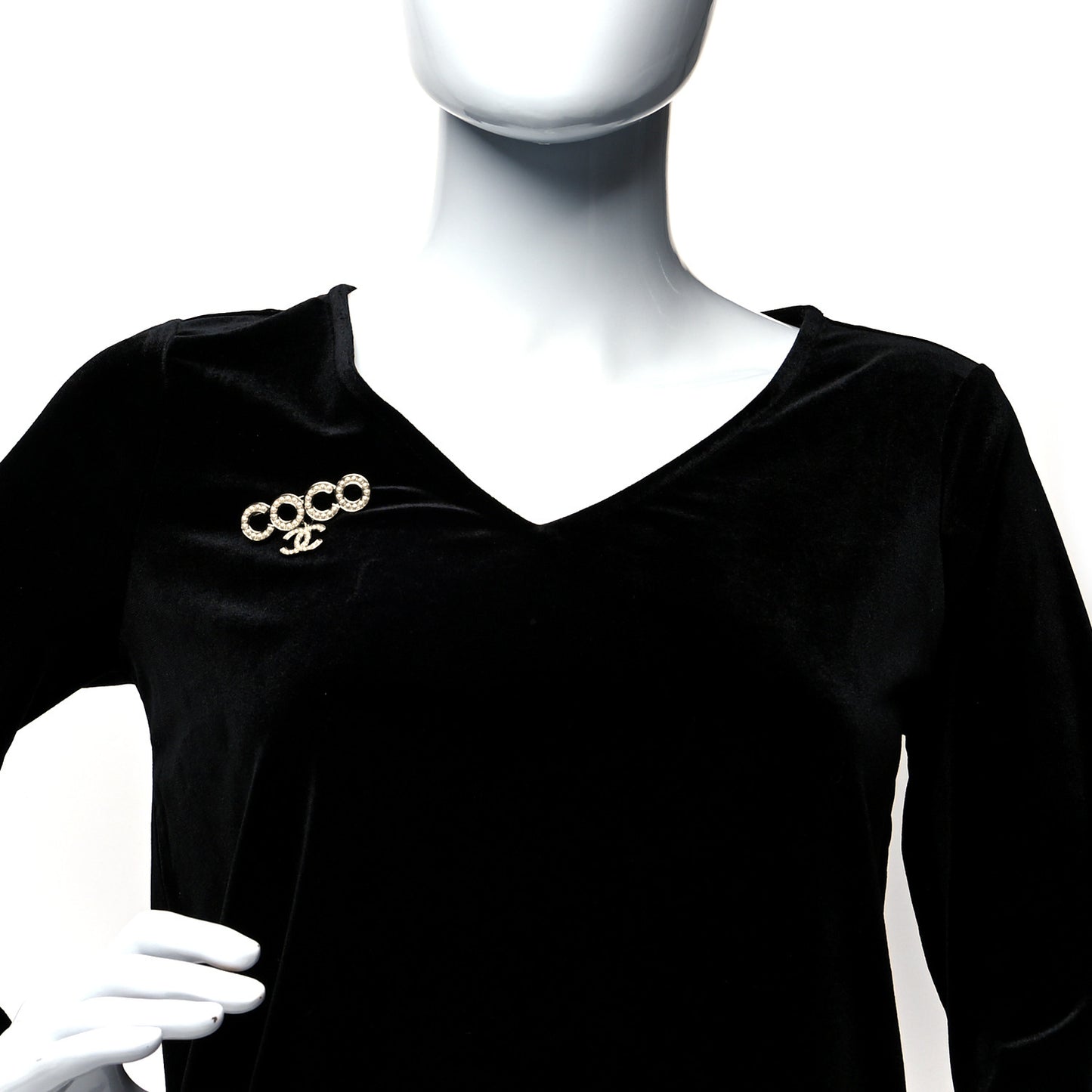 Pearl Coco Brooch Gold