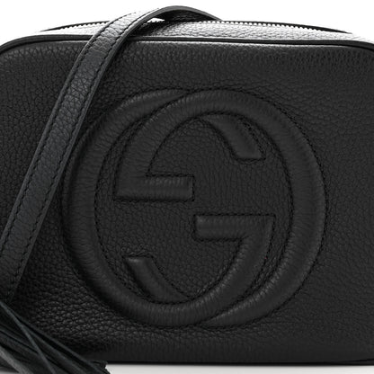 Gucci Pebbled Calfskin Small Soho Disco Bag Black 8 of 10