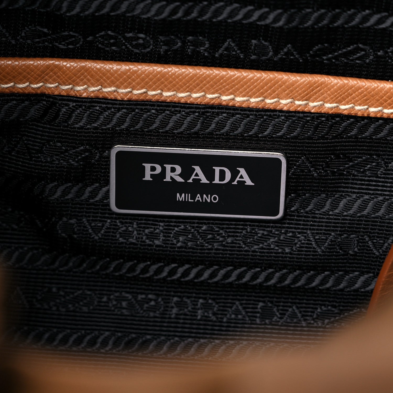 Prada Tessuto Nylon Messenger Bag Bruciato 6 of 15