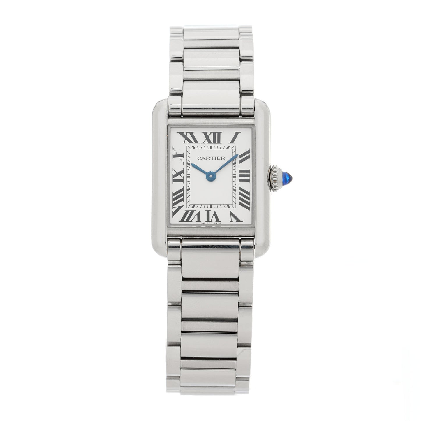 Stainless Steel 22mm Tank Must Quartz Watch