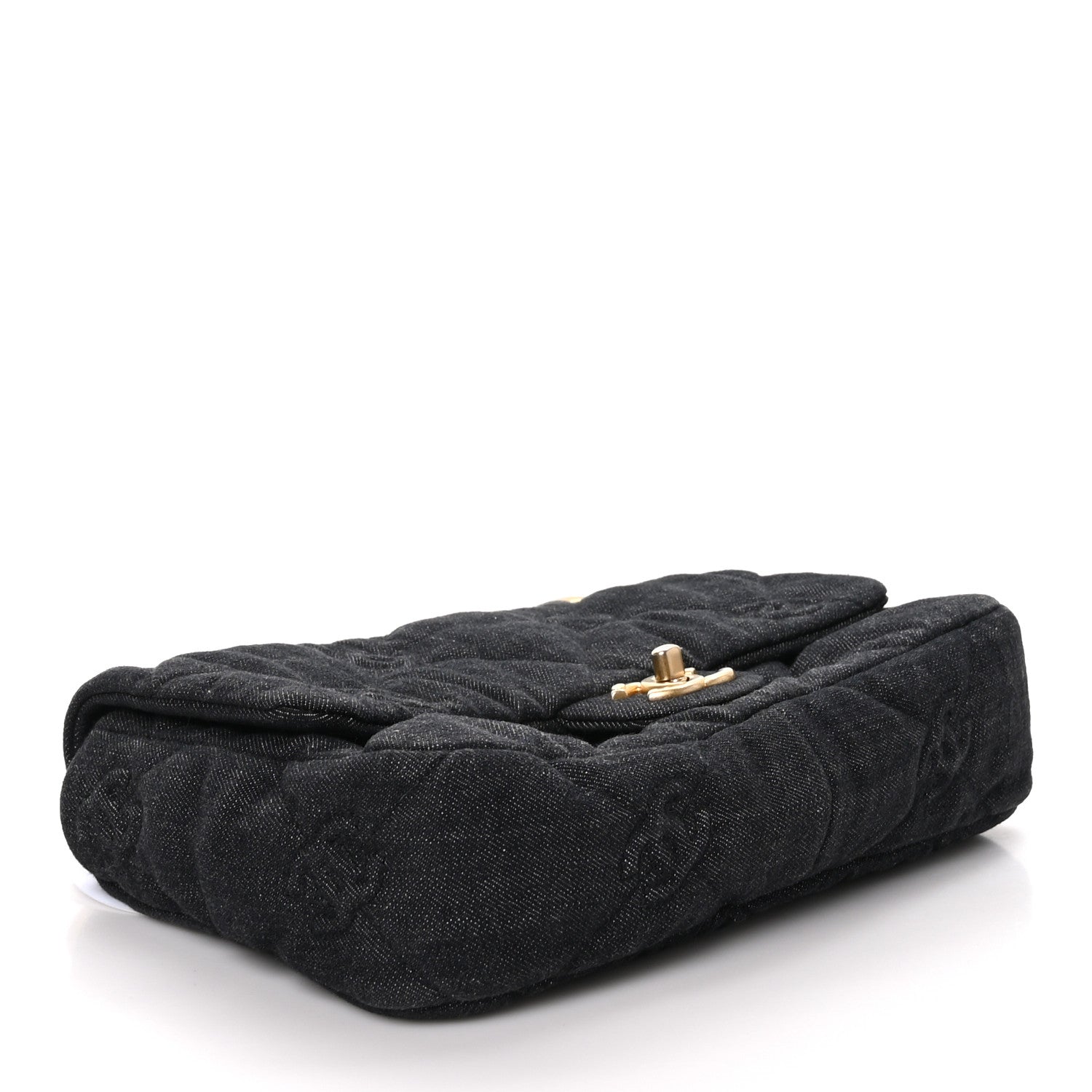 Chanel Denim Quilted Medium Funky Town Flap Black 4 of 10