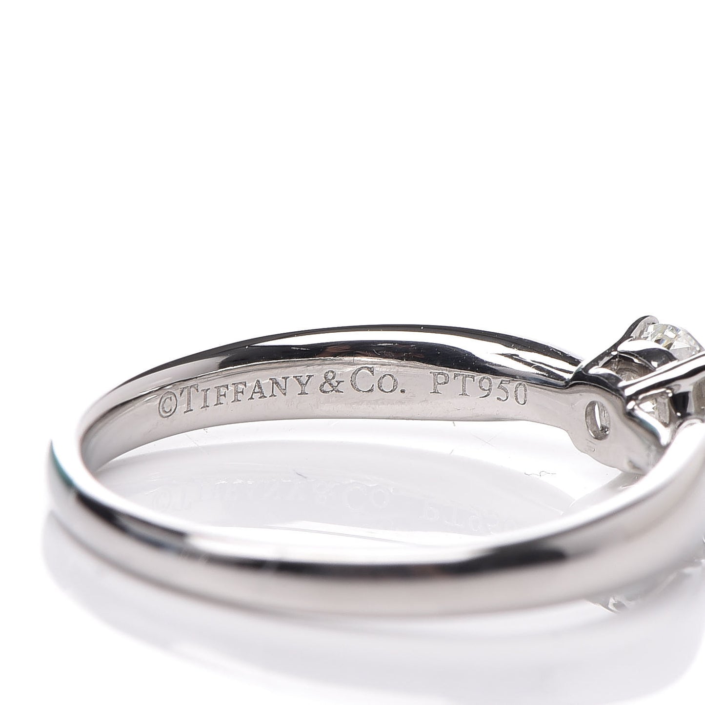 Platinum Diamond .38ct Harmony Solitaire Engagement Ring 52 6