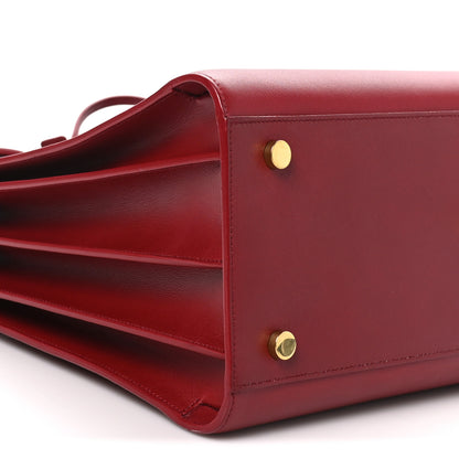 Saint Laurent Calfskin Small Sac De Jour Oxblood 9 of 11