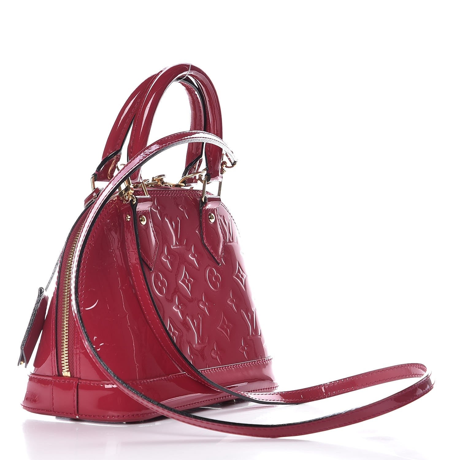 Louis Vuitton Vernis Alma BB Rose Indien 4 of 7