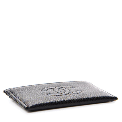 Chanel Caviar Timeless CC Card Holder Black 4 of 7