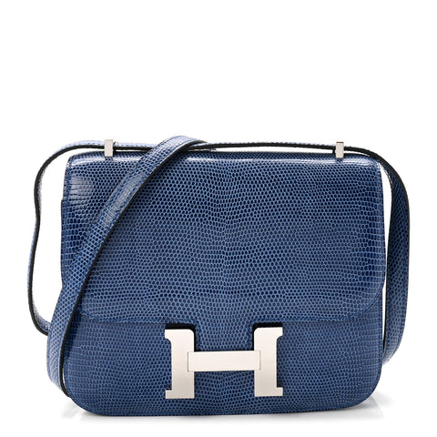 Lizard Constance 18 Bleu Saphir