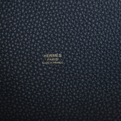 Hermes Taurillon Clemence Picotin Lock 18 PM Bleu De Prusse 5 of 10