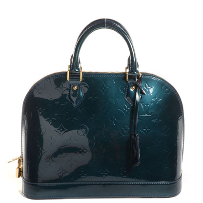 Louis Vuitton Vernis Alma PM Blue Nuit 1 of 7