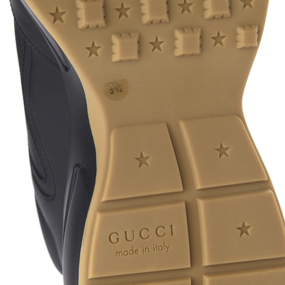 Gucci X MLB Calfskin LA Dodgers Mens Rhyton Sneakers 9.5 Black 10 of 11