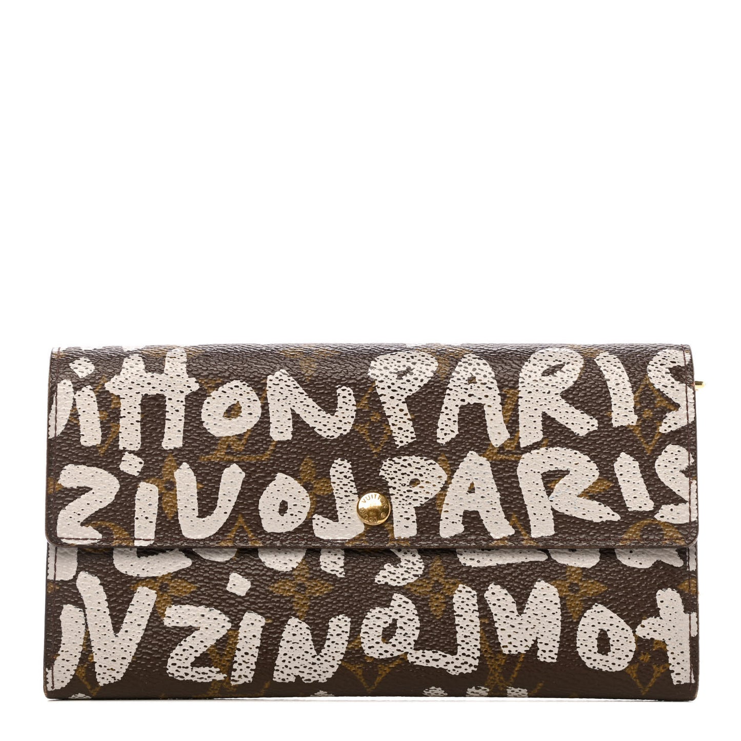 Monogram Graffiti Porte-Monnaie Wallet Silver