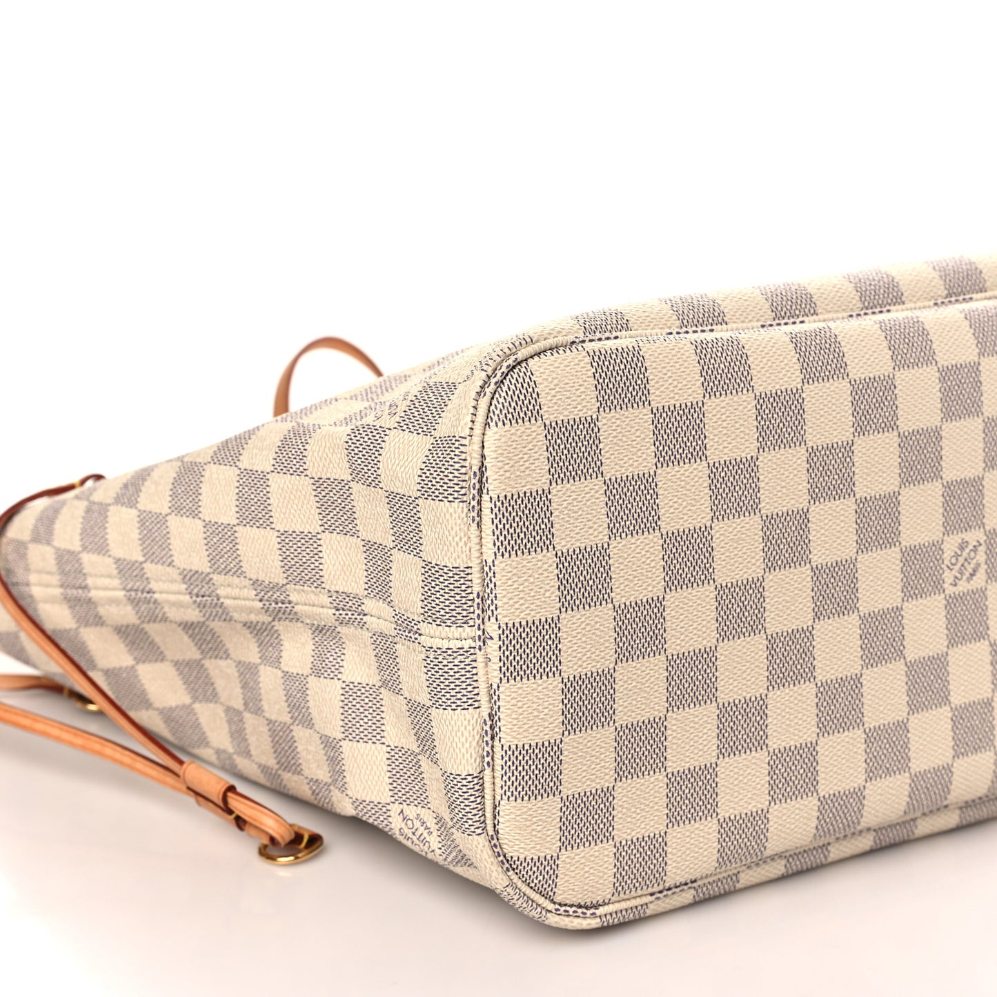 Damier Azur Neo Neverfull MM Rose Ballerine