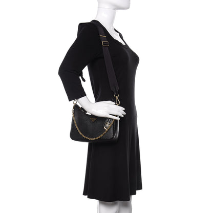 Prada Saffiano Lux Re-Edition 2005 Shoulder Bag Black 2 of 11