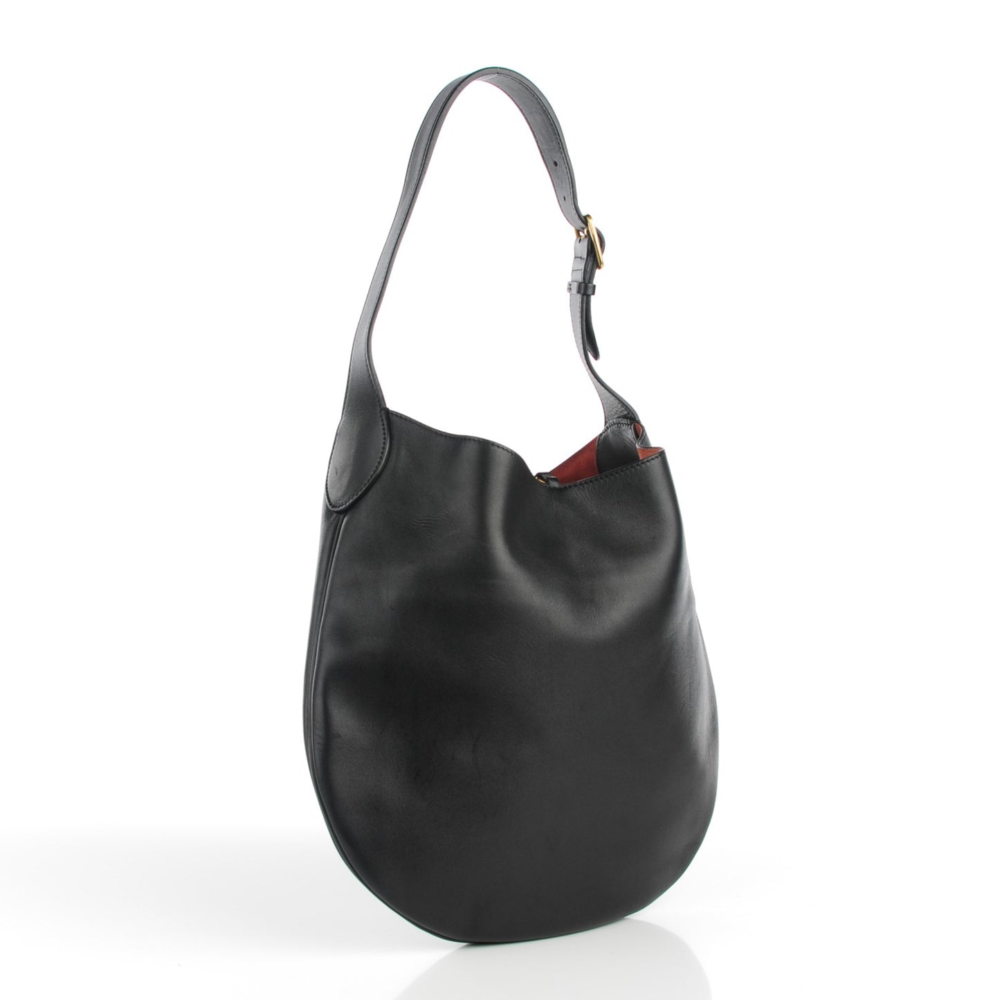 Supple Calfskin Medium Hobo Black
