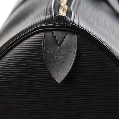 Louis Vuitton Epi Keepall 45 Black 6 of 13