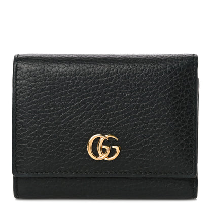 Gucci Dollar Calfskin GG Marmont Wallet Black 1 of 10