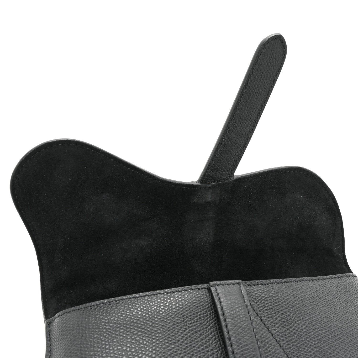 Christian Dior Calfskin Saddle Belt Bag Black 9 of 10
