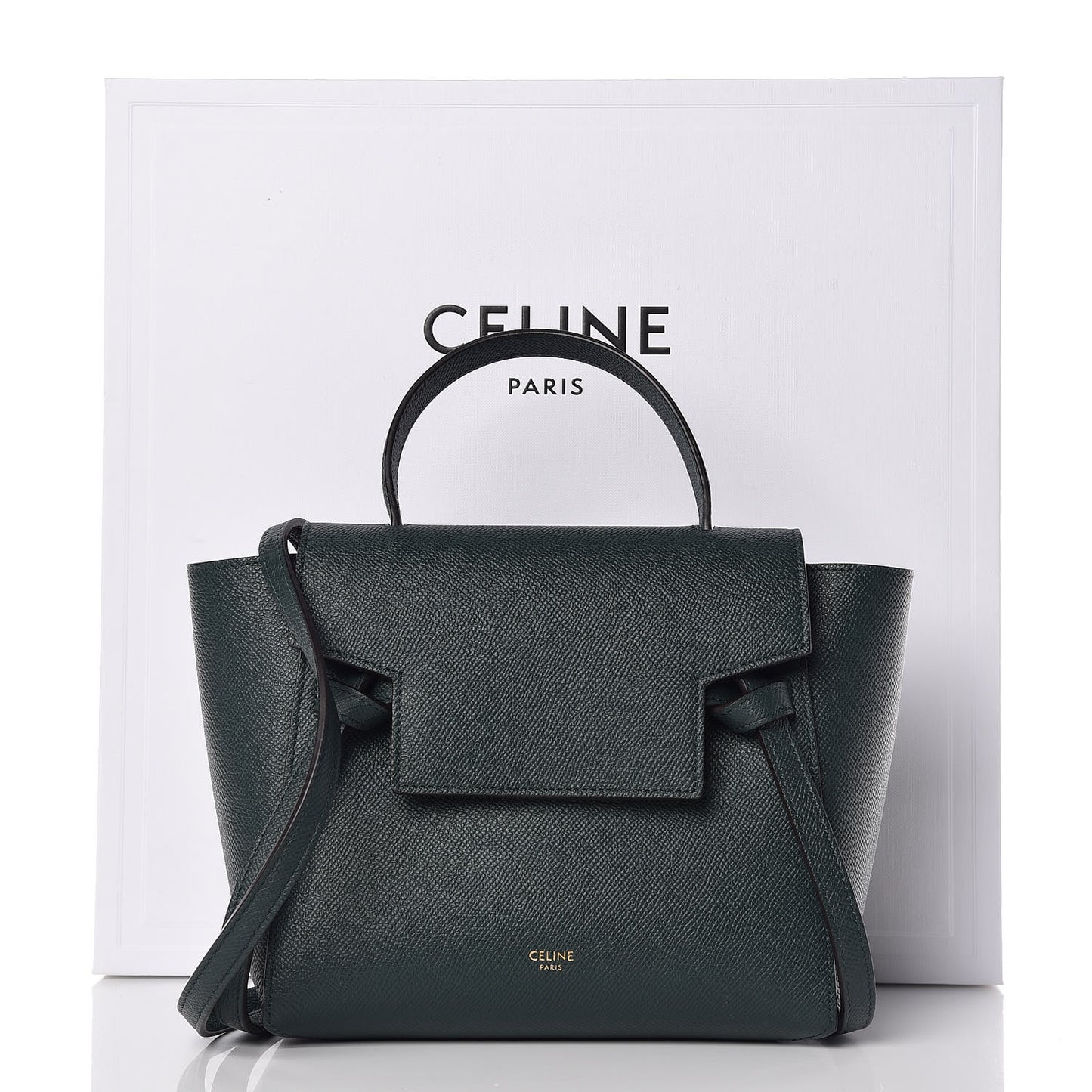 Grained Calfskin Nano Belt Bag Amazone