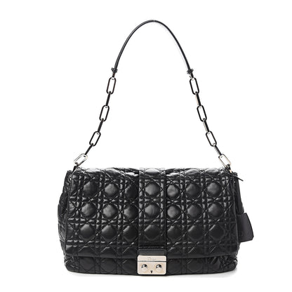 Christian Dior Lambskin Cannage Large New Lock Flap Black 1 of 9