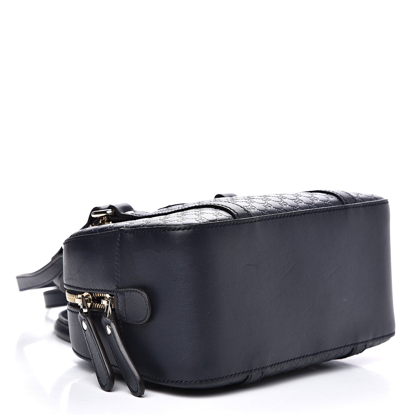 Soft Microguccissima Small Crossbody Bag Blue