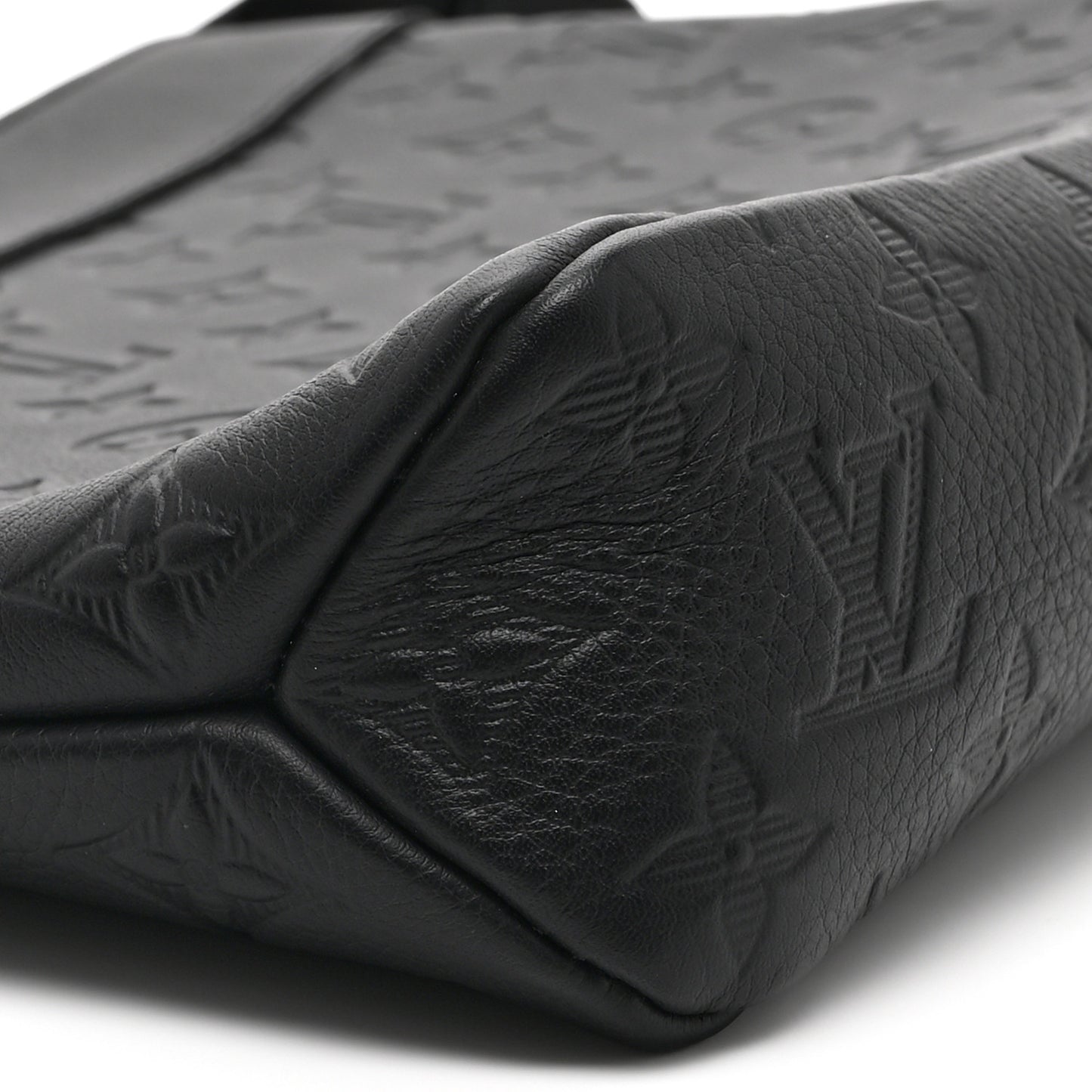 Shadow Calfskin Monogram Pochette Voyage Souple Black