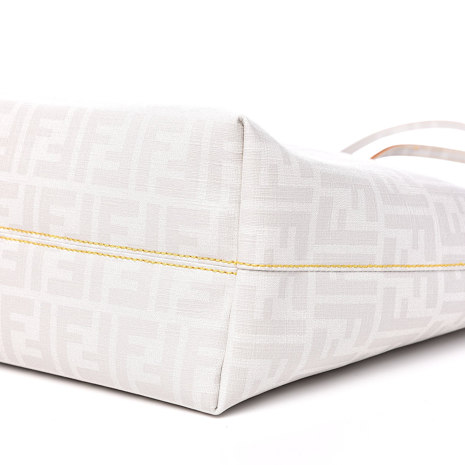 Fendi Zucca Spalmati Medium Roll Tote Bianco 9 of 12