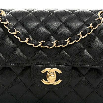 Chanel Caviar Quilted Small Double Flap Black 8 of 10