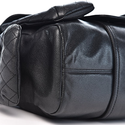 Chanel Caviar Quilted Mademoiselle Satchel Black 14 of 16