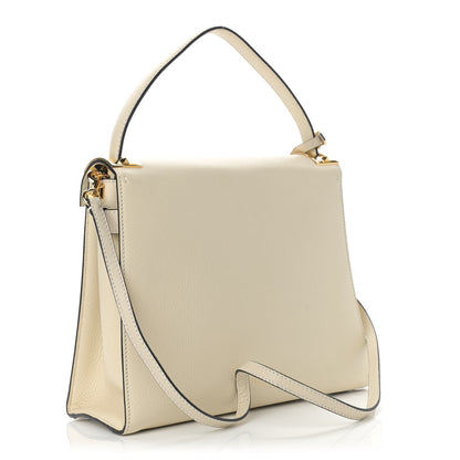Valentino Garavani Grained Calfskin Medium My Rockstud Frame Bag Light Ivory 2 of 8