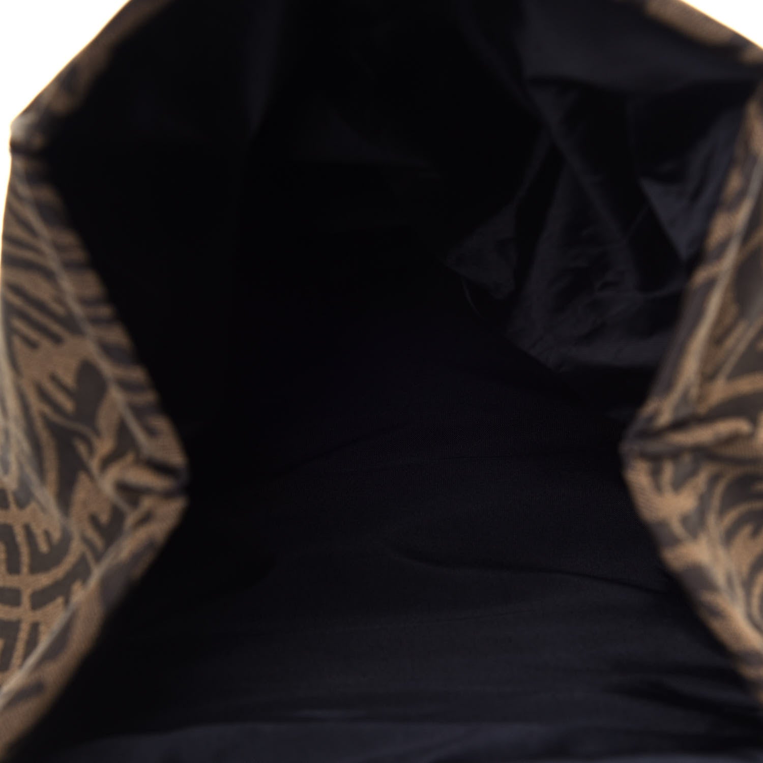Fendi X SARAH COLEMAN Fabric Jacquard FF Vertigo Ferrino Ripstop Backpack Tobacco Moro Black 3 of 10