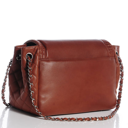 Chanel Calfskin Coco Bengal Accordion Flap Camel 3 of 8