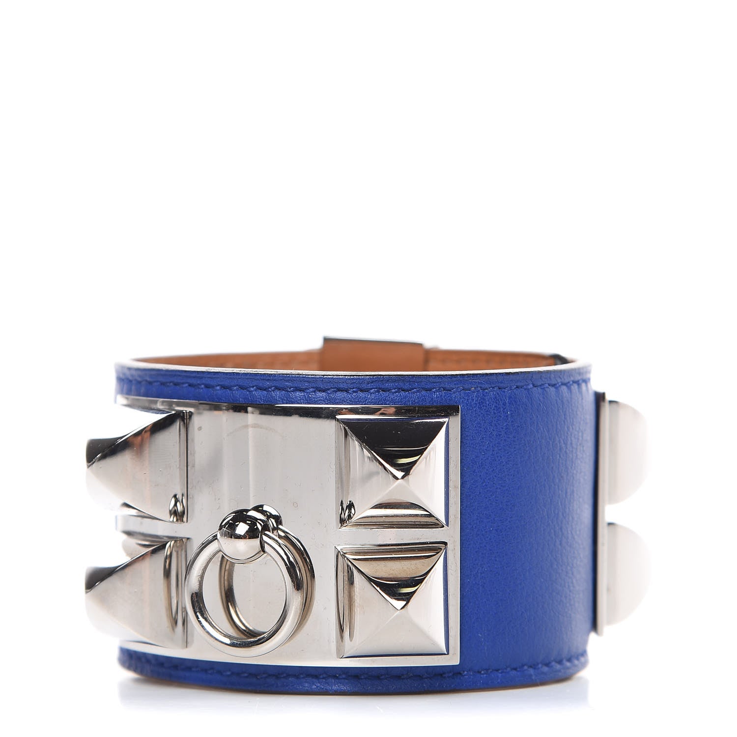 Hermes Swift Collier de Chien CDC Bracelet S Bleu Electrique 1 of 6