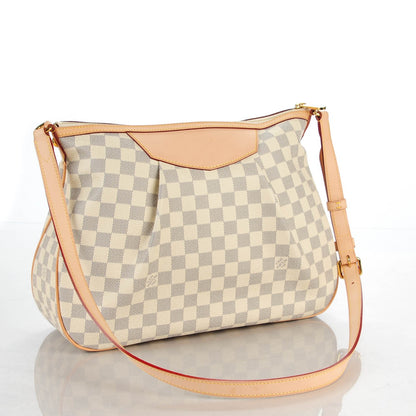 Louis Vuitton Damier Azur Siracusa MM 3 of 7