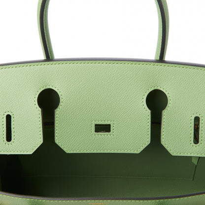 Hermes Epsom Sellier Birkin 30 Vert Criquet 16 of 32