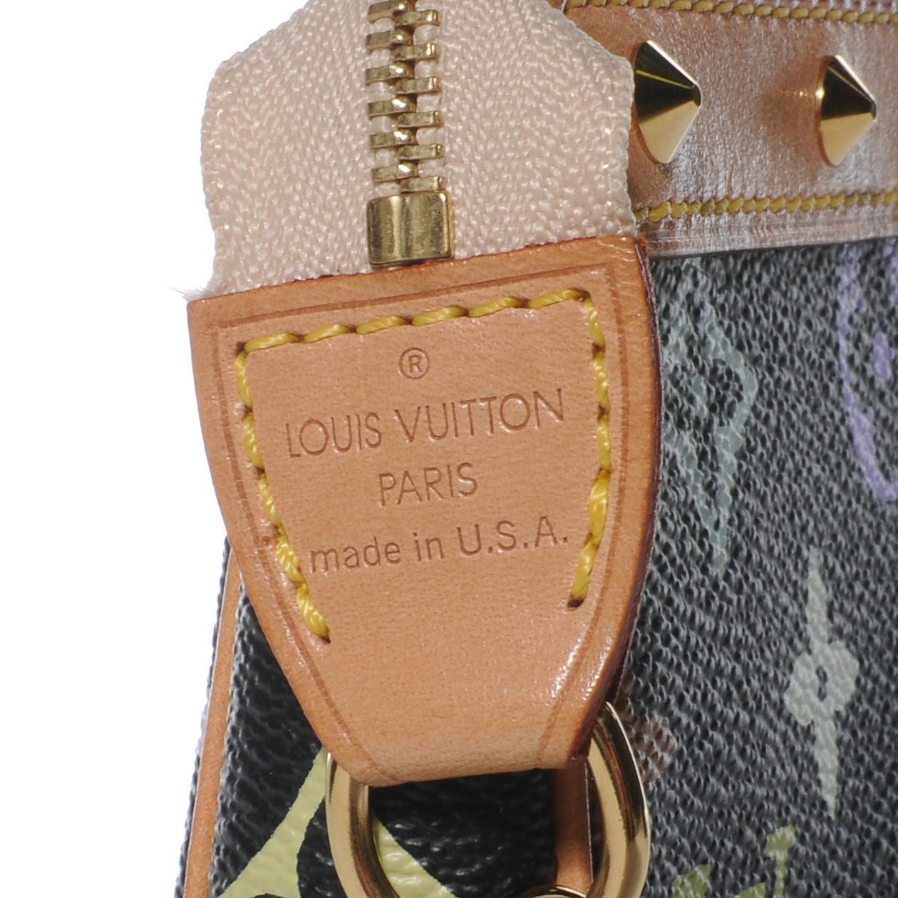 Monogram Multicolor Pochette Accessories Black