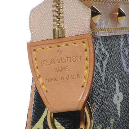 Louis Vuitton Monogram Multicolor Pochette Accessories Black 5 of 7