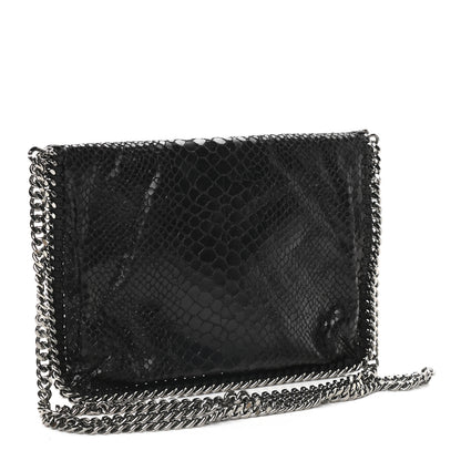 Stella McCartney Eco Python Mini Falabella Crossbody Bag Black 2 of 10
