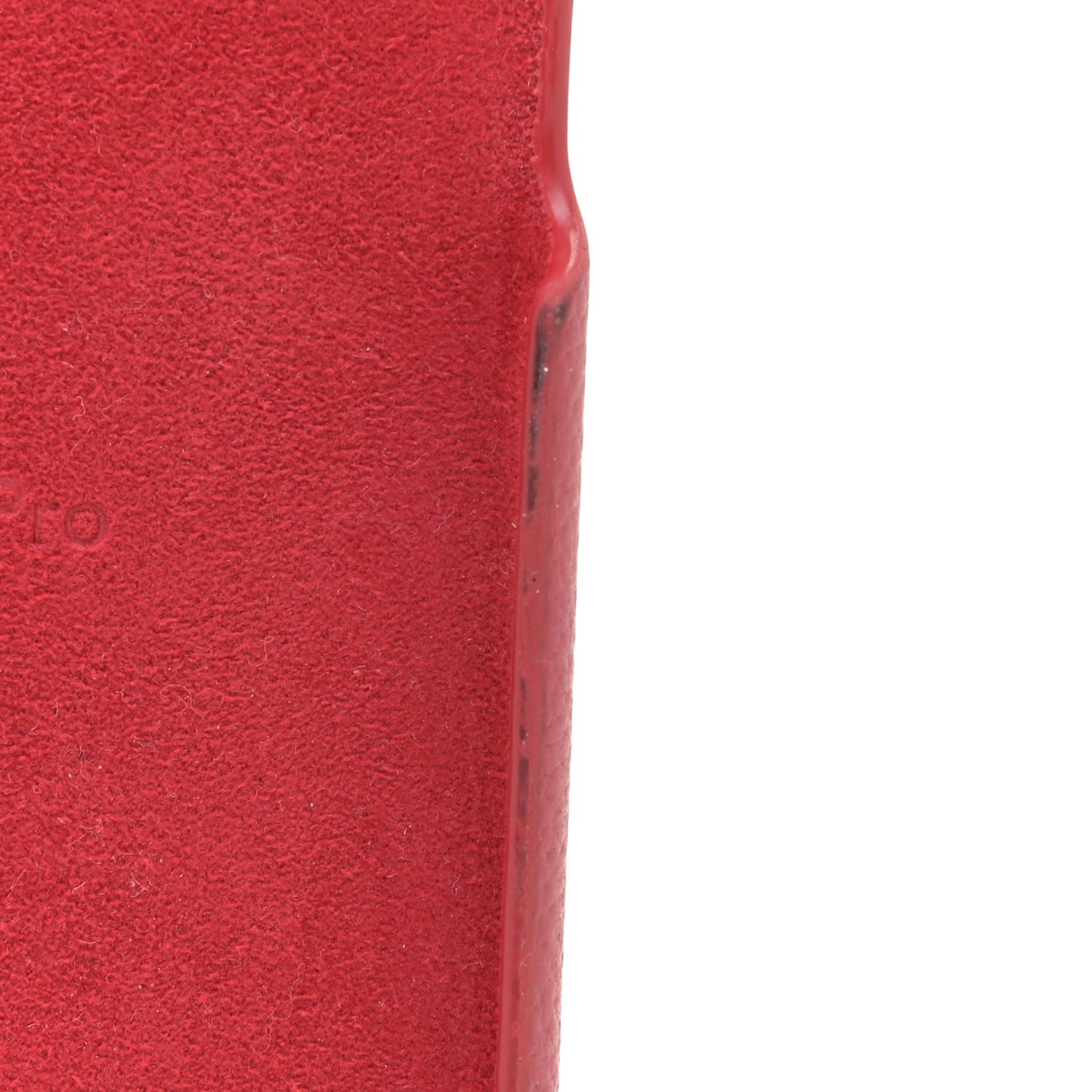 Calfskin Monogram iPhone 11 Pro Bumper Scarlet