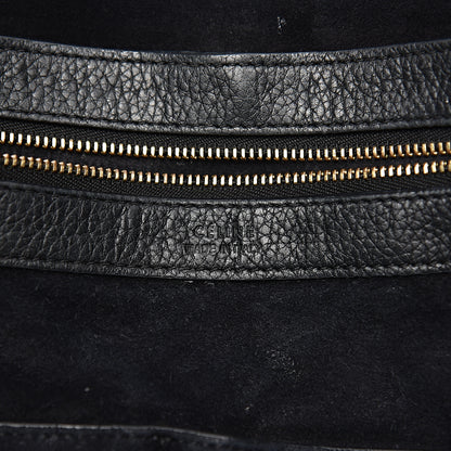 Celine Soft Grained Calfskin Small Belt Cabas Phantom Black 6 of 14