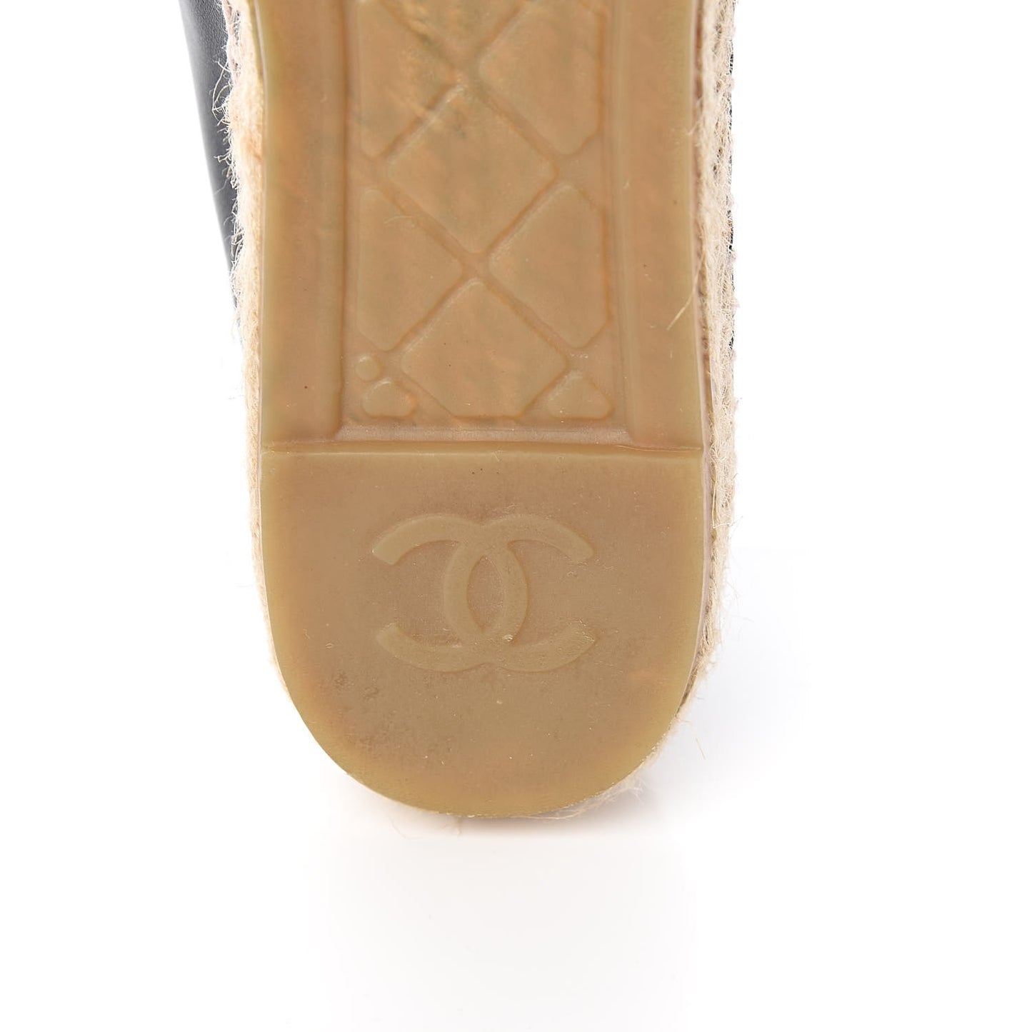 Lambskin CC Espadrilles 39 Black