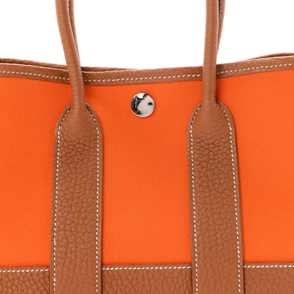 Hermes Toile Officier Negonda Neo Garden 23 Feu Gold 8 of 11